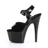 Pleaser - ADORE708N Ankle strap sandal, Pole dance shoes - Pole dance shoes - Black Product image